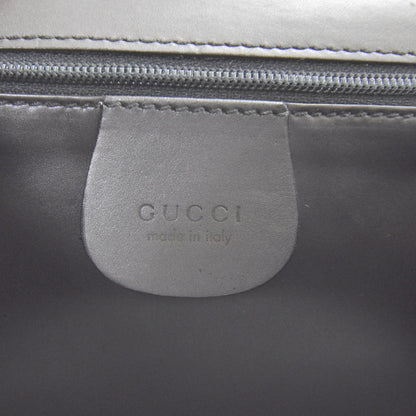 Gucci Leather Shoulder Bag Gunmetal 7 of 8