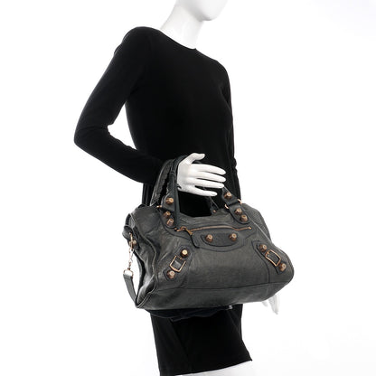 Balenciaga Agneau Giant 21 Rose Gold Hardware City Anthracite 4 of 16
