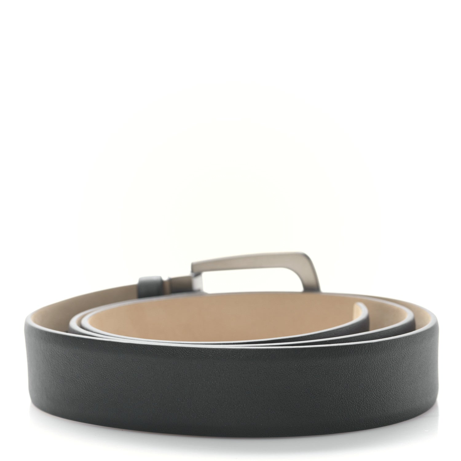 Chanel Calfskin Belt 95 38 Black 2 of 5