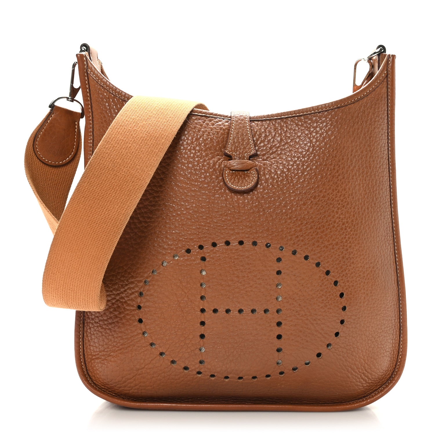 Hermes Taurillon Clemence Evelyne PM Gold 1 of 8