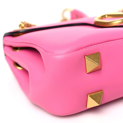 Valentino Garavani Nappa Stud Sign Shoulder Bag Feminine Pink 8 of 9