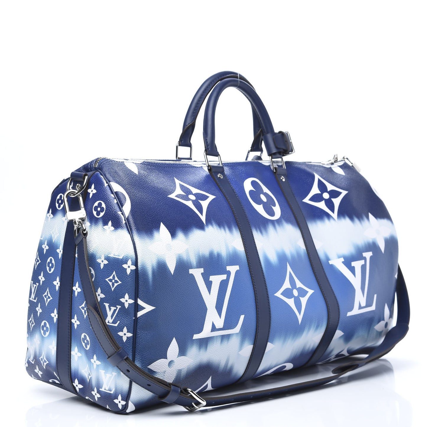 Monogram Escale Keepall Bandouliere 50 Blue