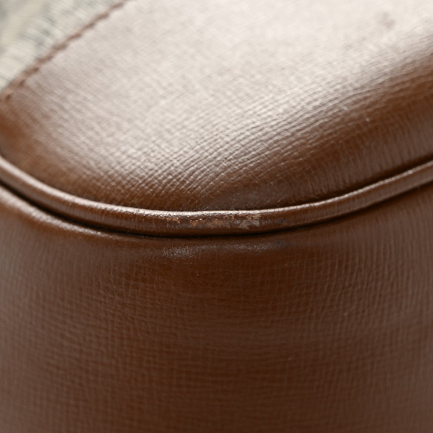 GG Supreme Monogram Azalea Calfskin Medium Retro Interlocking G Buckle Backpack Beige Ebony Brown Sugar