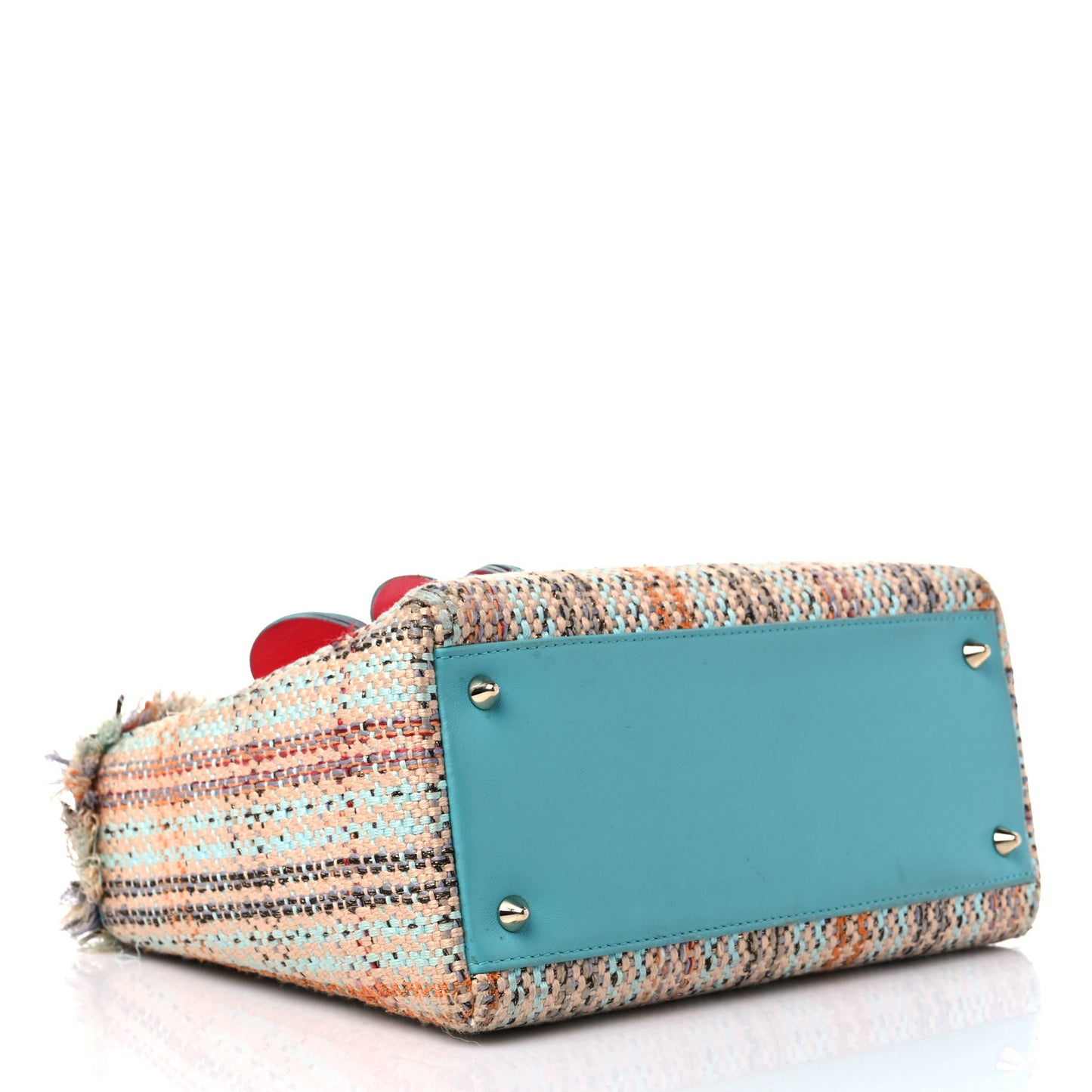 Tweed Heart Deco Medium Lady Dior Multicolor