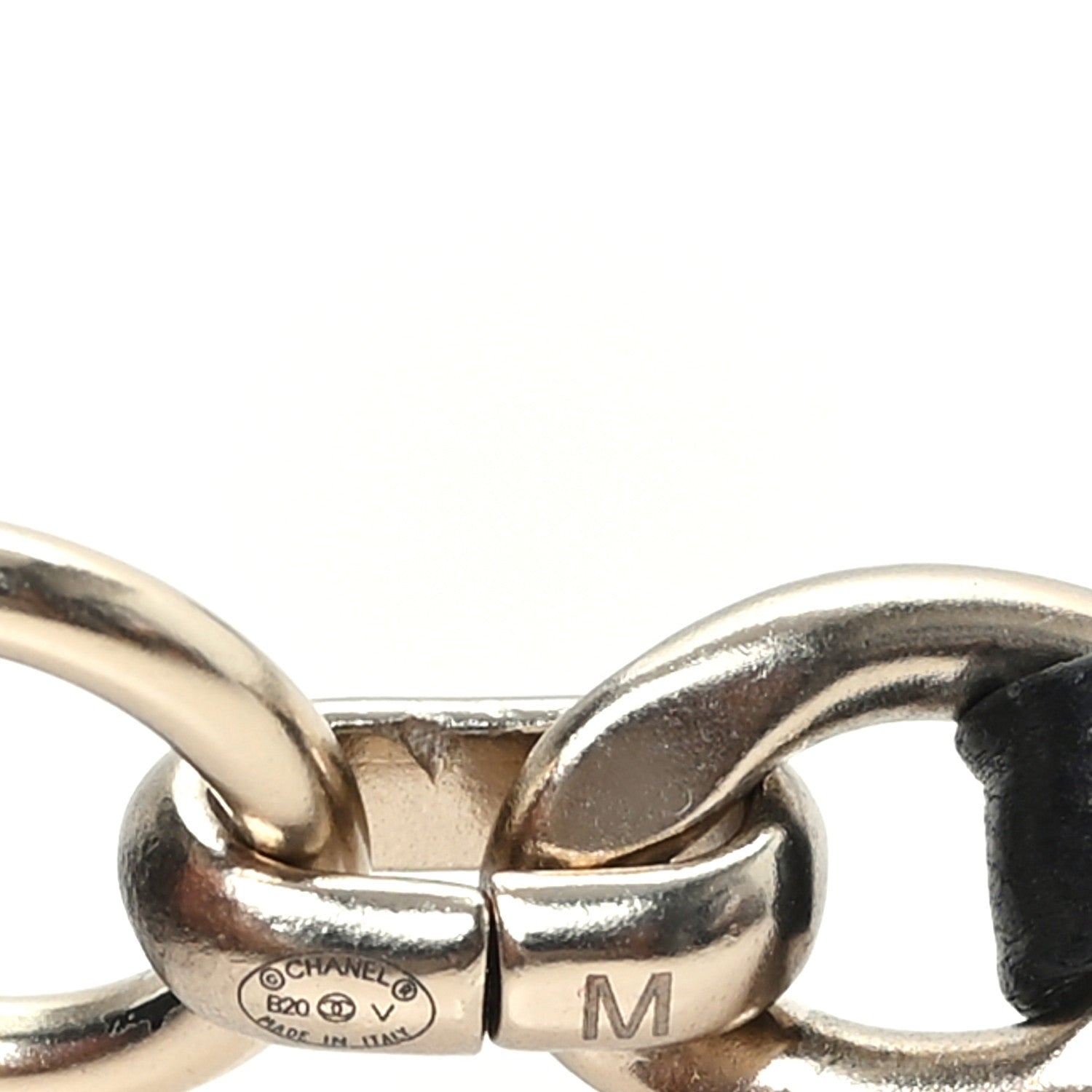 Chanel Lambskin Chain CC Bow Belt M Black 4 of 4