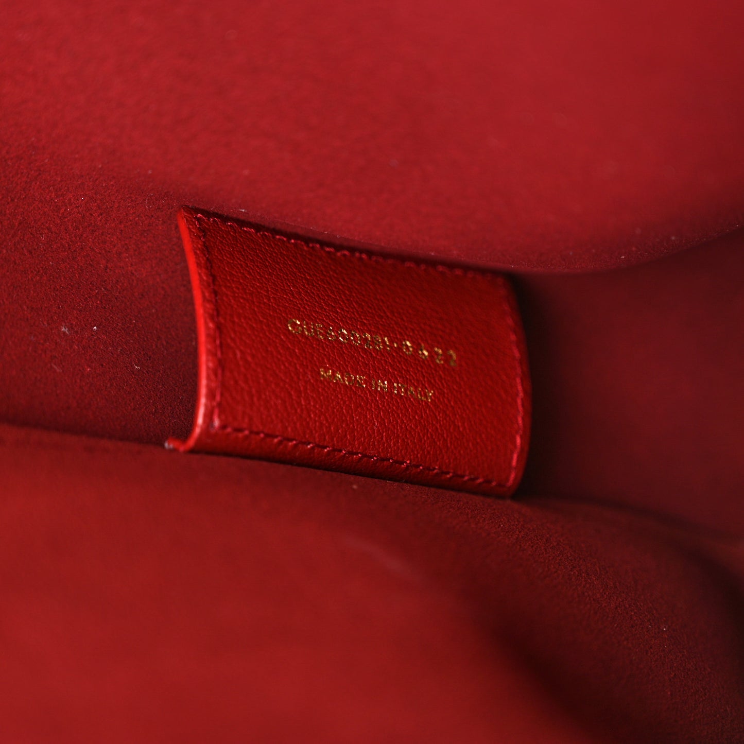 Calfskin Large Shopping Tote Opyum Red