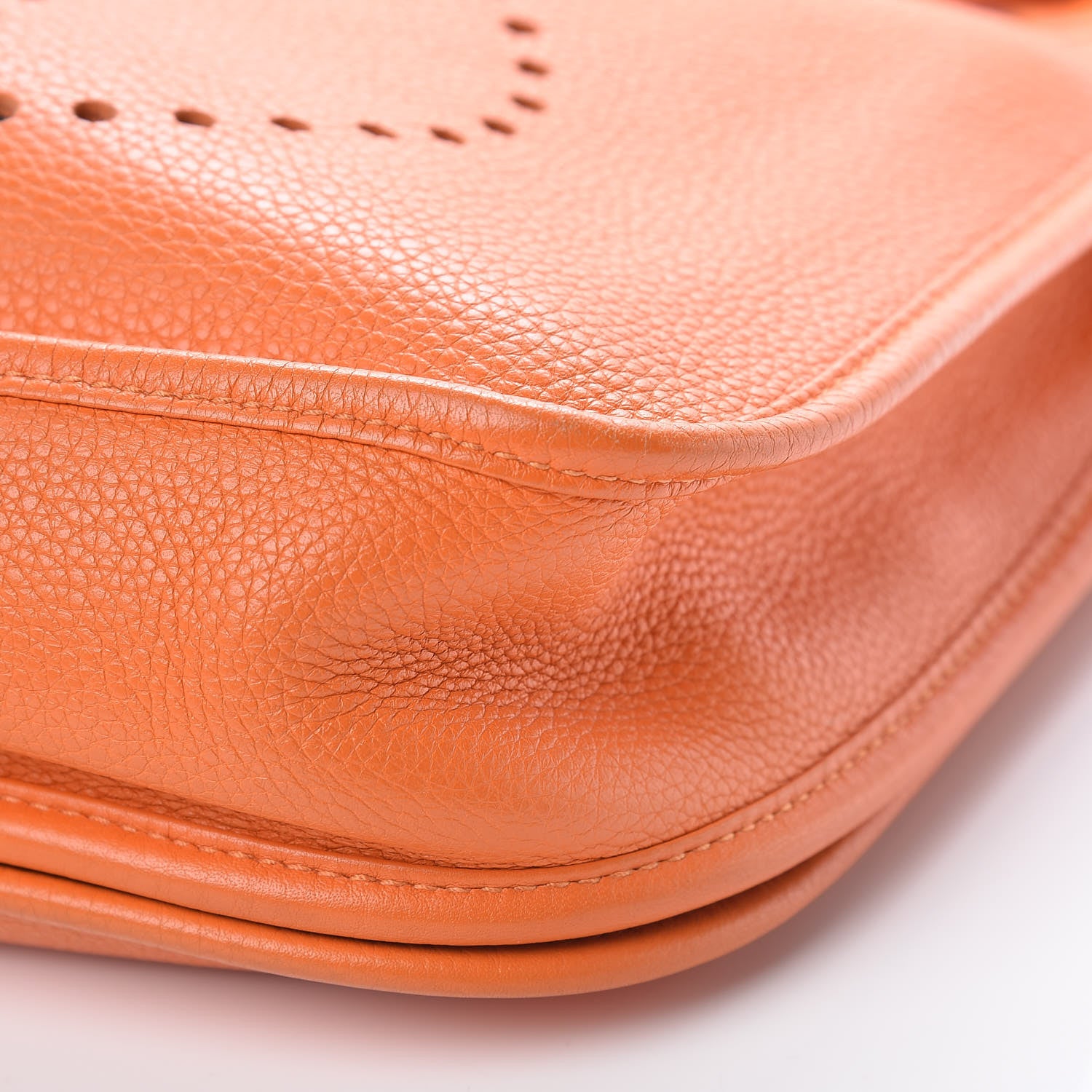 Hermes Taurillon Clemence Evelyne II PM Orange 11 of 11