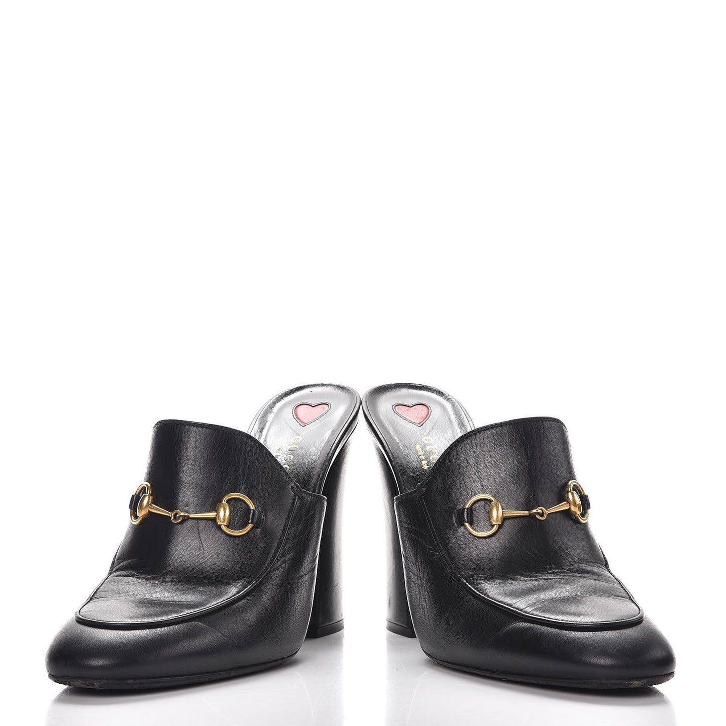 Malaga Kid Horsebit Princetown High Heel Mules 40 Black