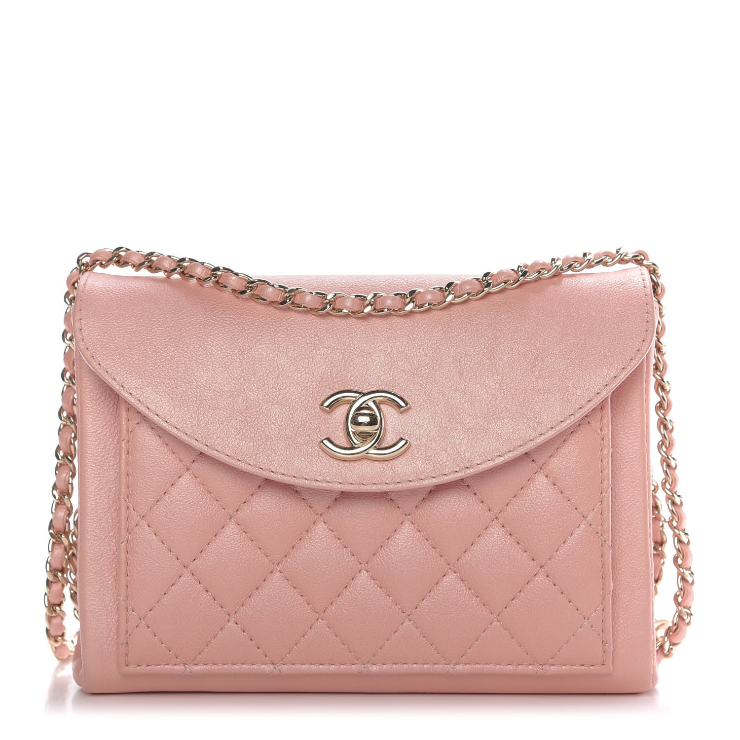 Chanel Quilted Smart Pocket Crossbody Bag Pink 1 of 9