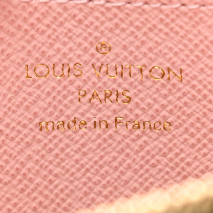 Louis Vuitton Monogram 2020 Christmas Animation Big Wheel Zippy Coin Purse Rose Ballerine 7 of 8