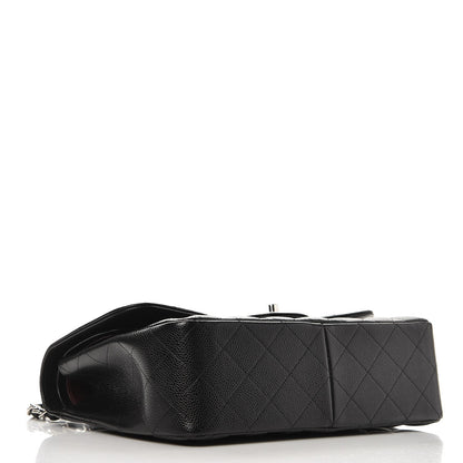 Chanel Caviar Quilted Jumbo Double Flap Black 5 of 9