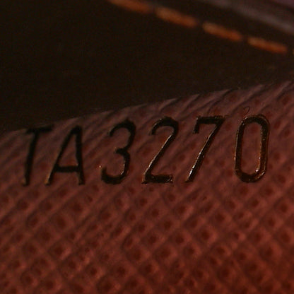 Louis Vuitton Damier Ebene Emilie Wallet Rose Ballerine 7 of 7