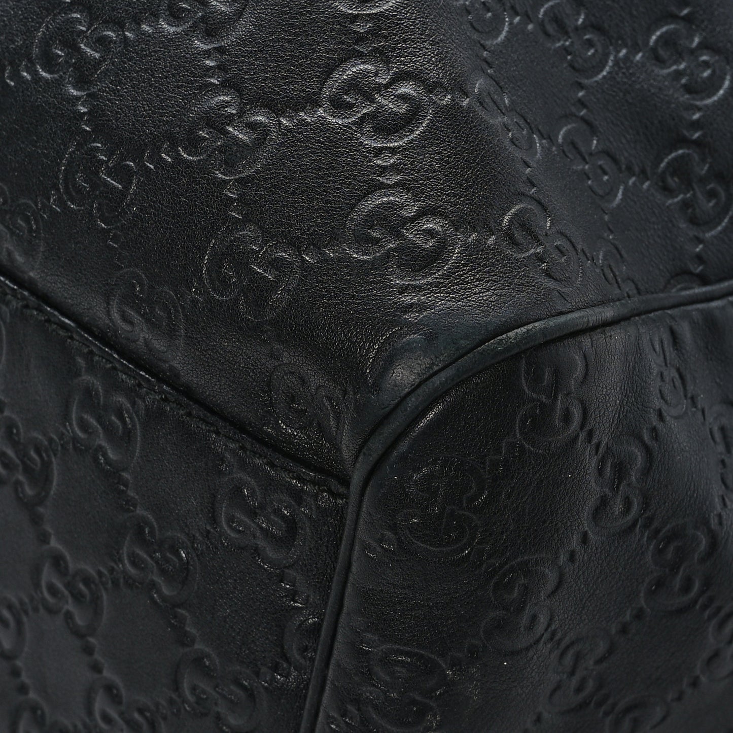 Guccissima Large Sukey Tote Black