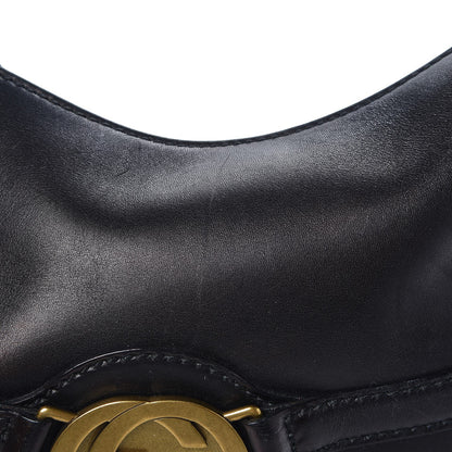 Gucci Calfskin GG Reins Hobo Black 12 of 15