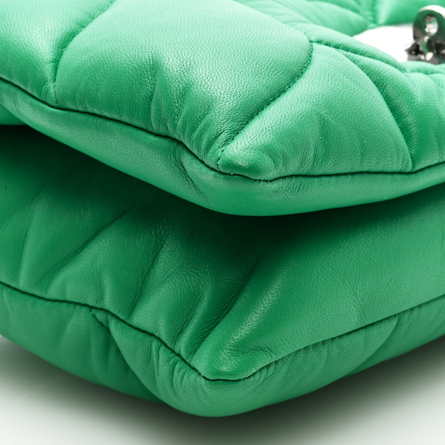 Nappa Pillow Quilted Little Softie Bag Lawn Green