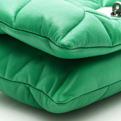 Mulberry Nappa Pillow Quilted Little Softie Bag Lawn Green 7 of 8