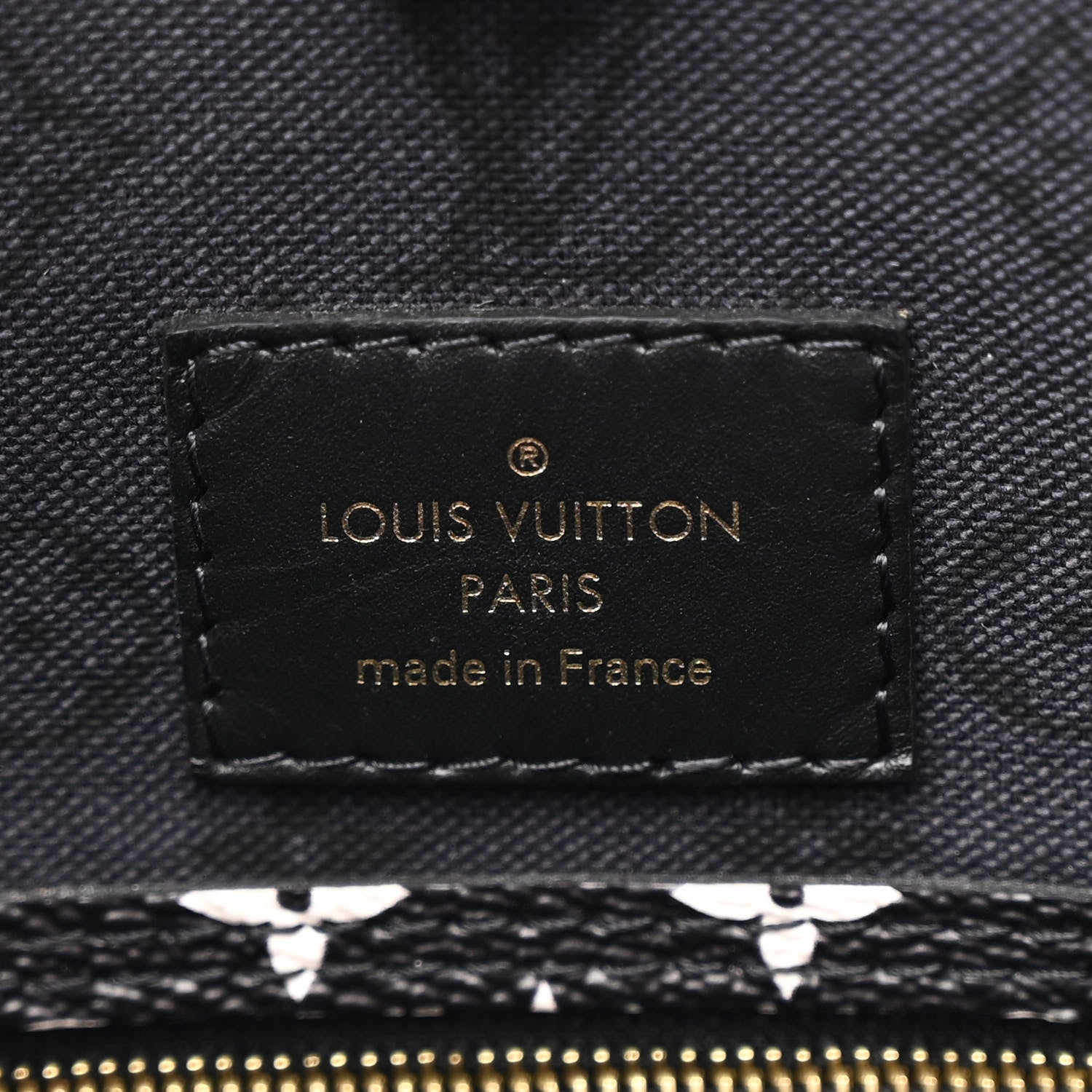 Louis Vuitton Monogram Giant Crafty Neverfull MM Creme Rouge Black 8 of 11