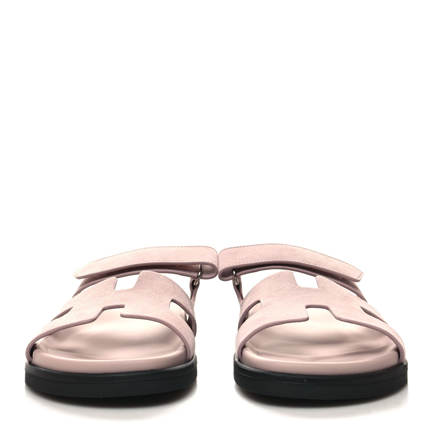 Suede Goatskin Womens Chypre Sandals 38 Rose Porcelaine
