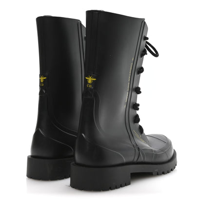 Christian Dior Rubber Diorcamp Low Boots 41 Black 5 of 8