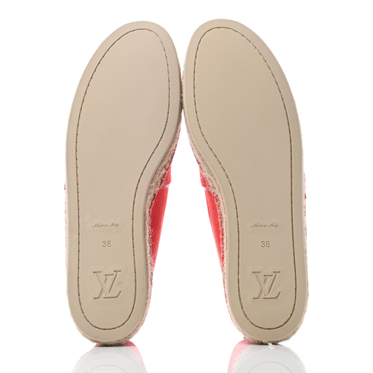 Canvas Waterfall Espadrille 38 Rouge