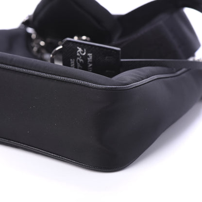 Prada Nylon Re-Edition 2005 Shoulder Bag Black 8 of 11