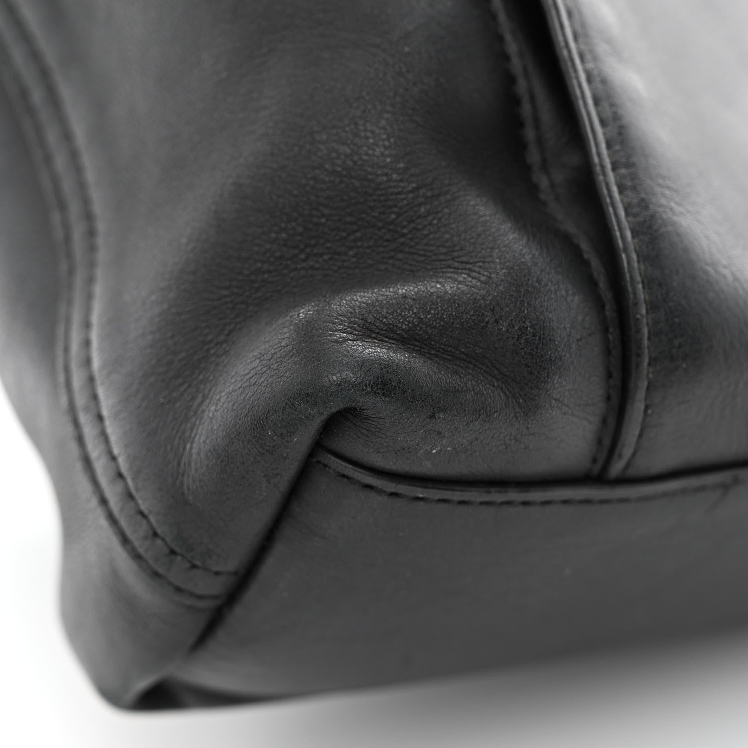 Bottega Veneta Calfskin Front Pocket Tote Black 11 of 19