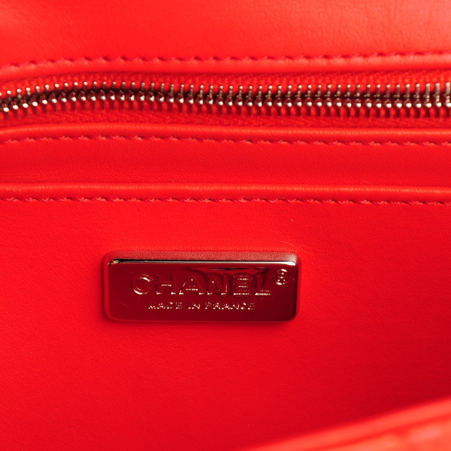 Python Mini Rectangular Flap Red