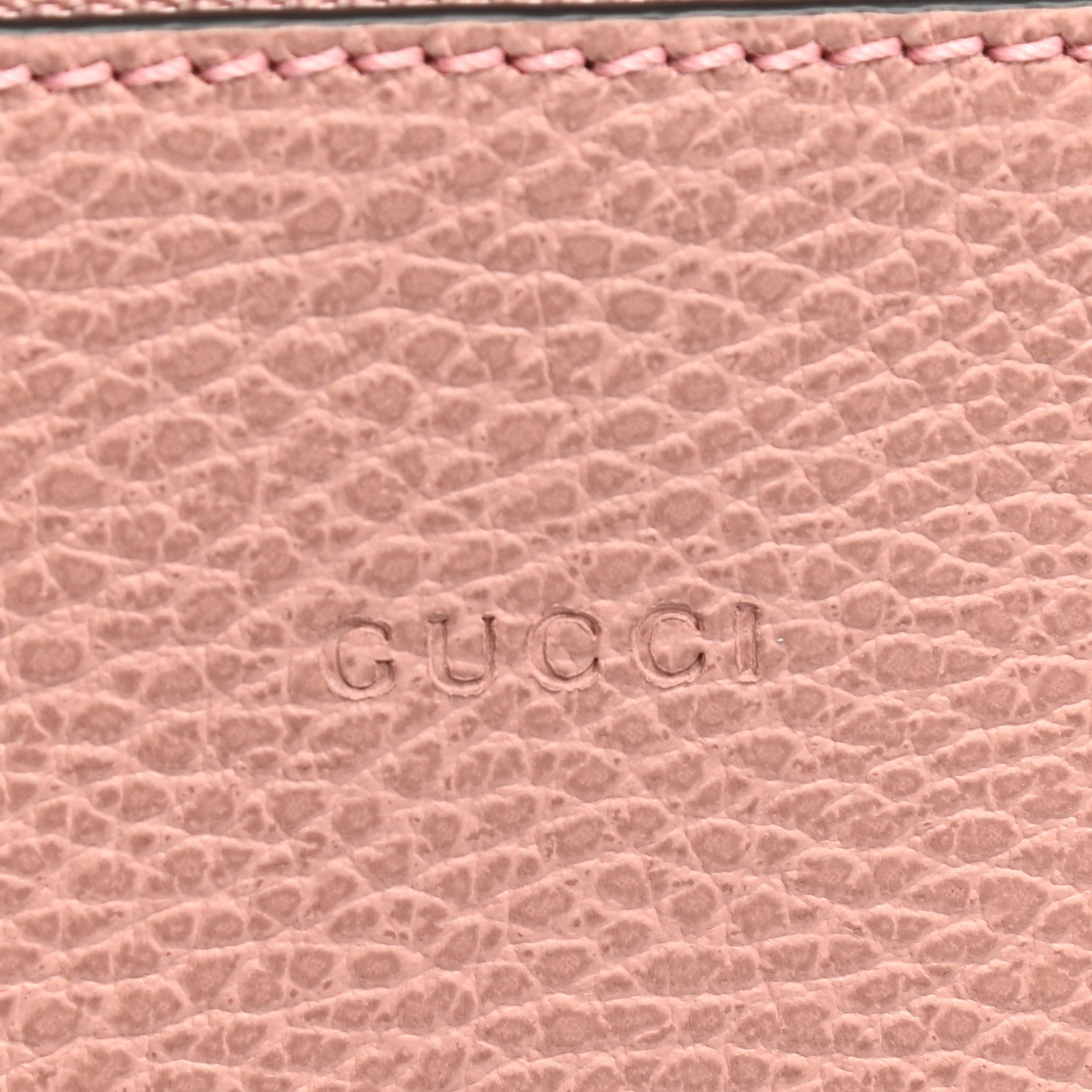 Gucci Calfskin Bamboo Clutch Pink 6 of 9