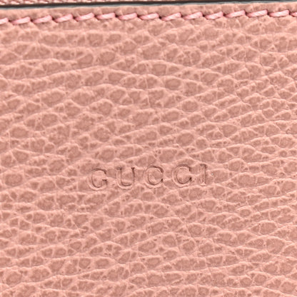 Gucci Calfskin Bamboo Clutch Pink 6 of 9