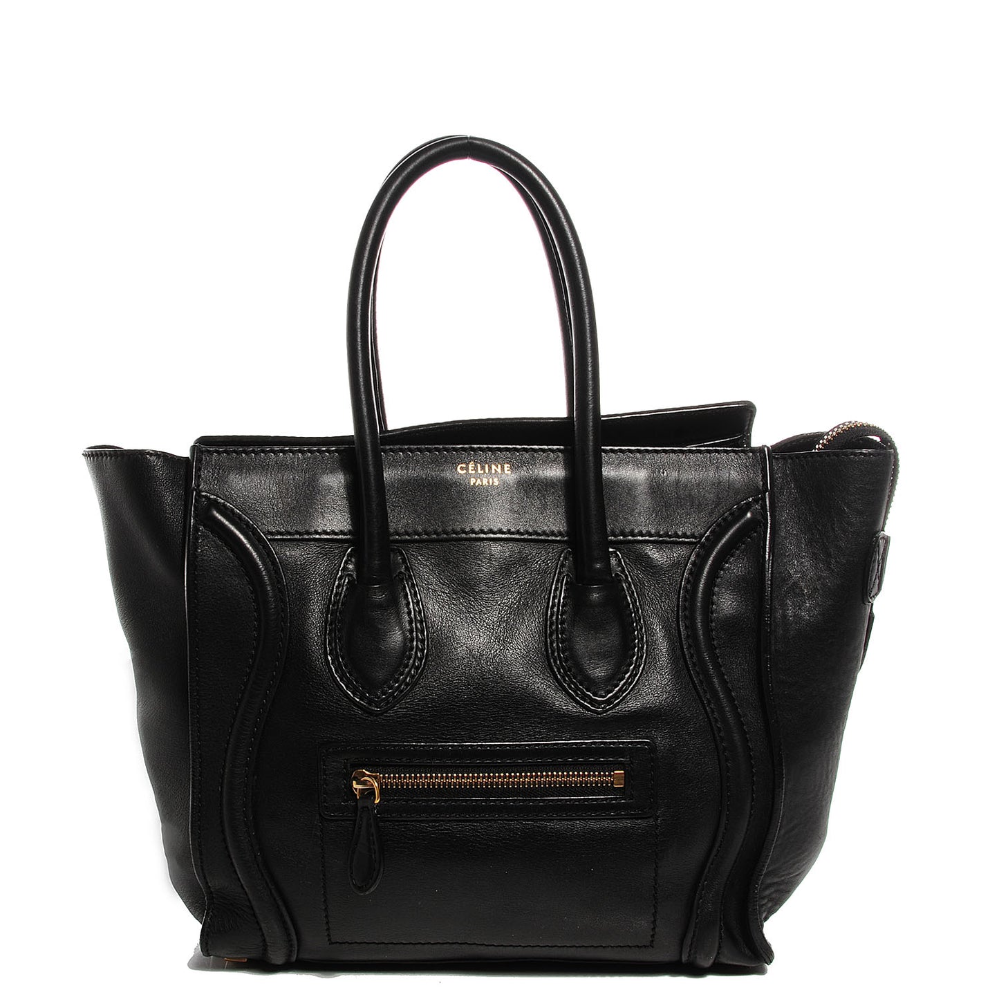 Smooth Calfskin Micro Luggage Black