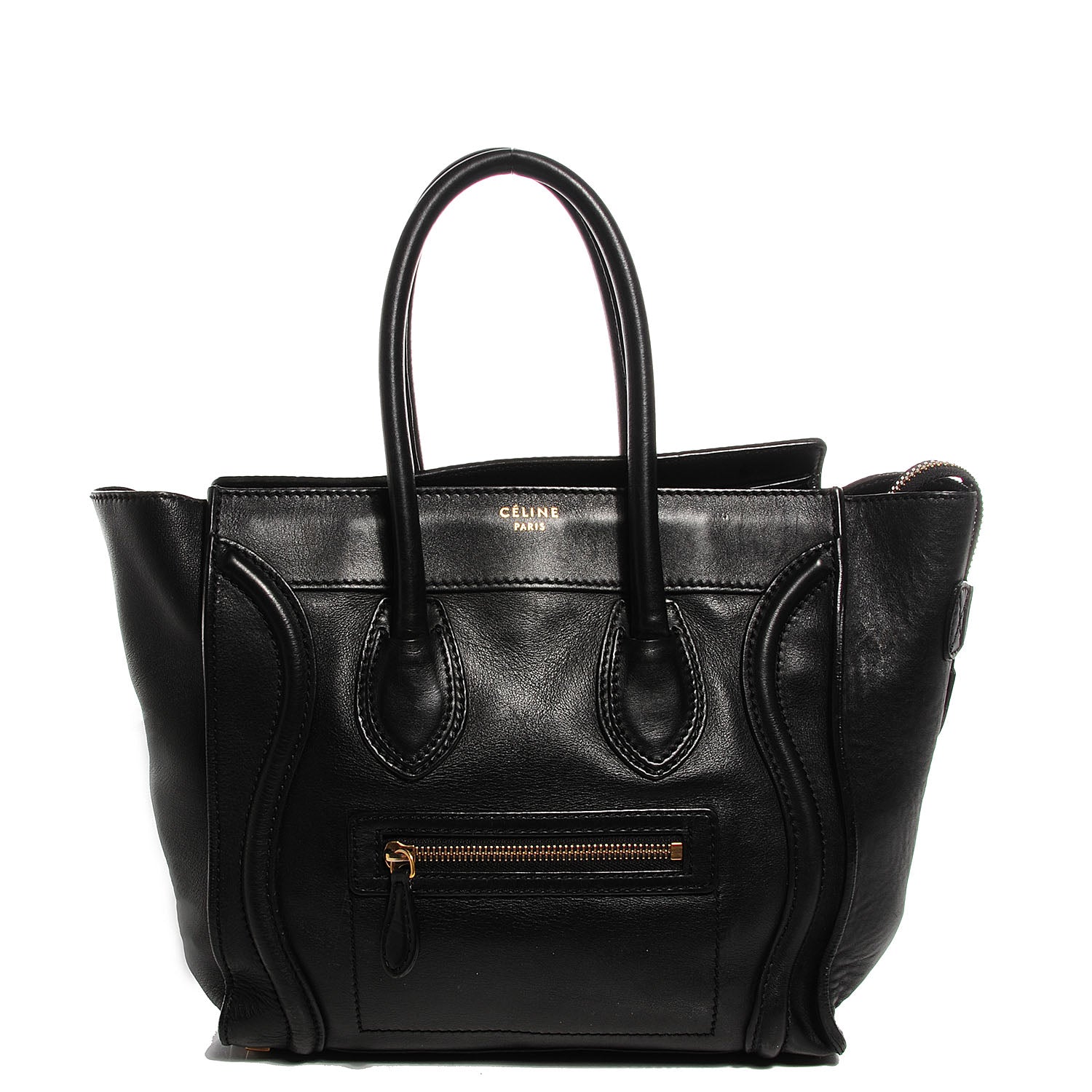 Celine Smooth Calfskin Micro Luggage Black 1 of 8