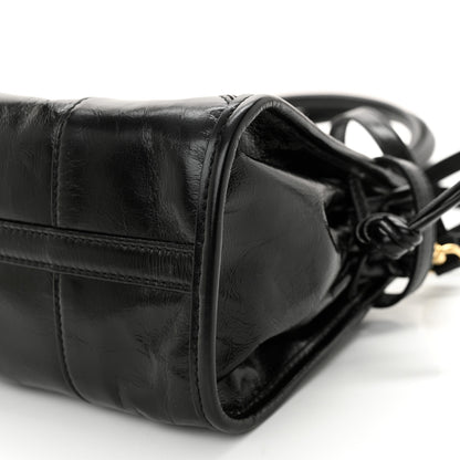 Prada Shiny Nappa Medium Shoulder Bag Black 10 of 10