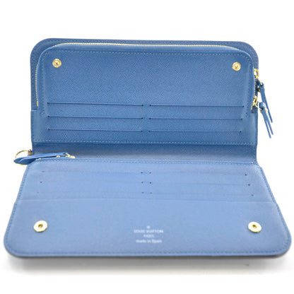 Louis Vuitton Monogram Insolite Wallet Blue 5 of 8