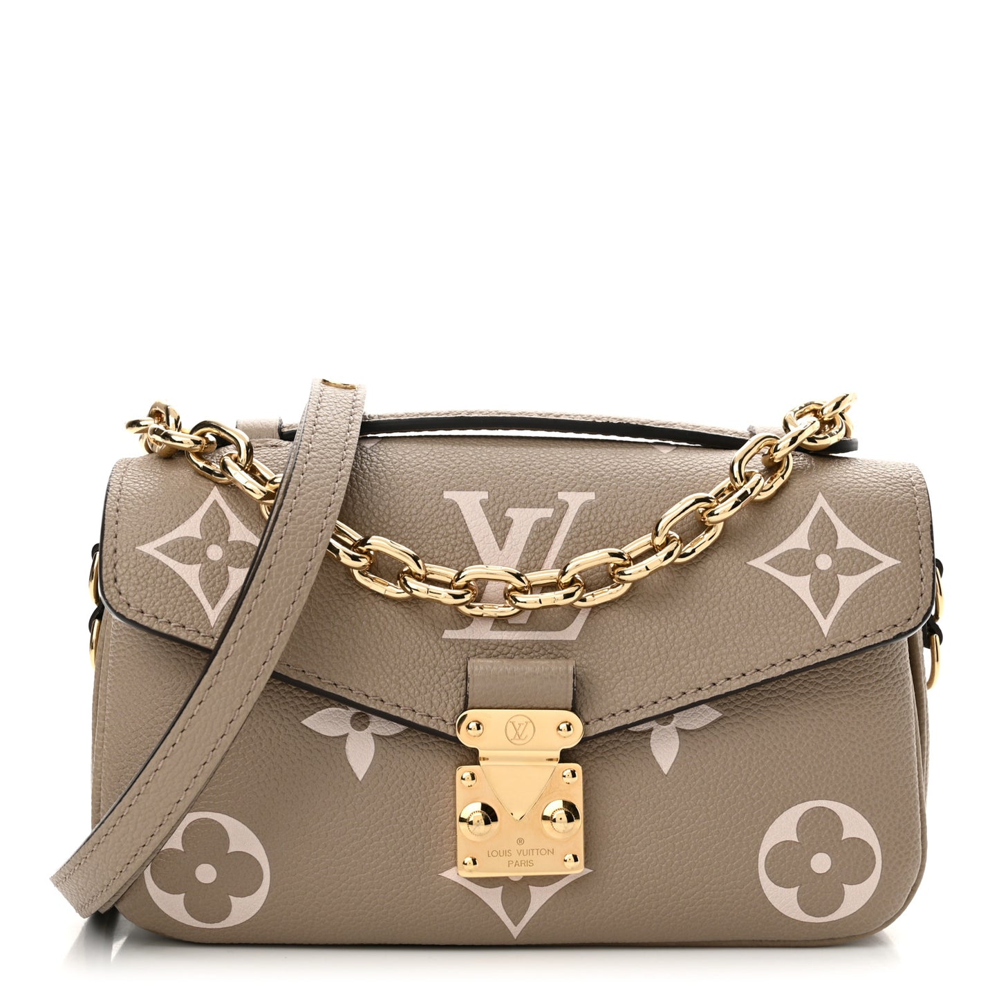 Empreinte Monogram Giant Pochette Metis East West Tourterelle Creme