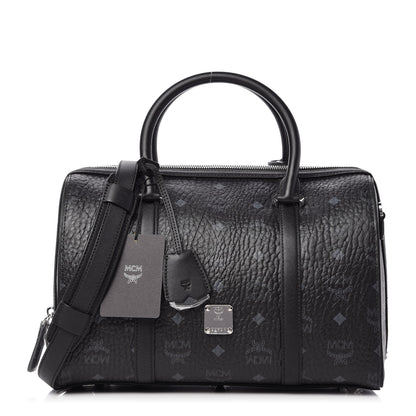 MCM Visetos Medium Essential Boston Bag Black 1 of 8