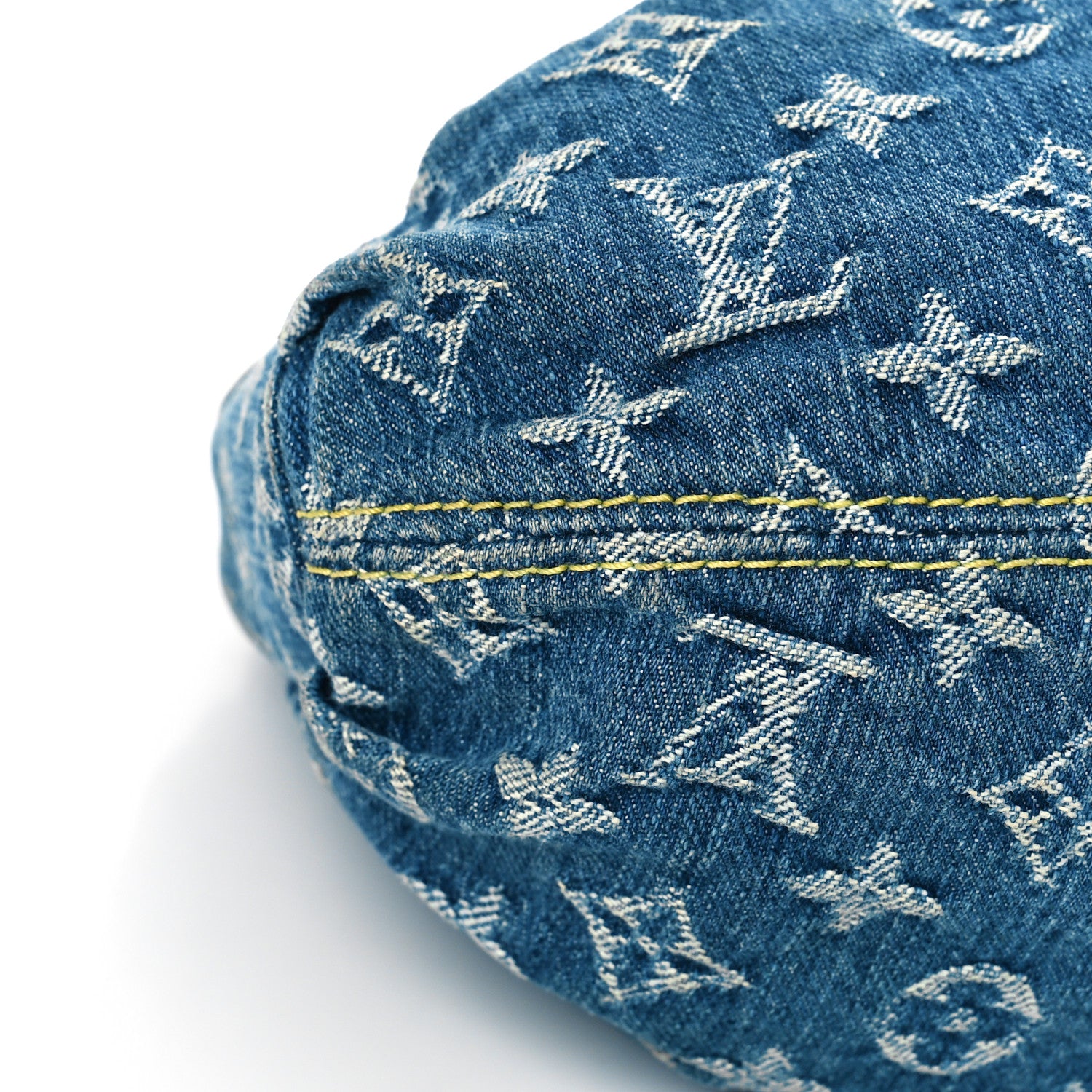 Louis Vuitton Monogram Denim Pleaty Blue 6 of 7
