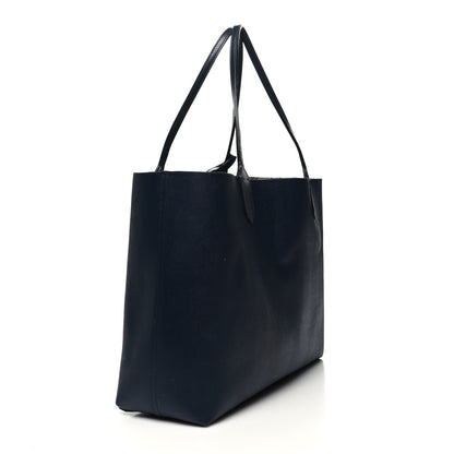 Gucci GG Supreme Monogram Blooms Medium Reversible Tote Beige Blue Navy 11 of 20