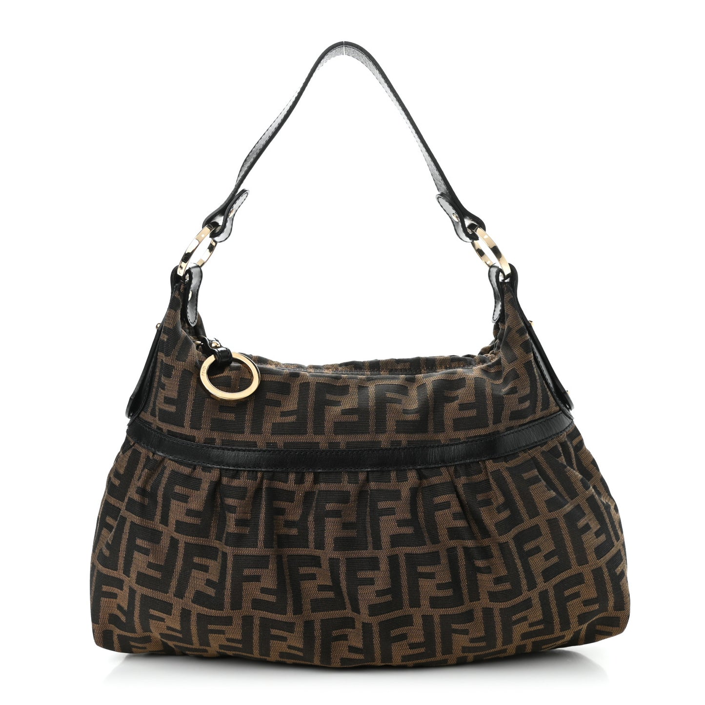 Zucca Cuoio Lucido Hobo Tobacco Moro