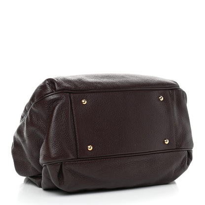 Dolce & Gabbana Calfskin Key Zip Tote Dark Red 3 of 7