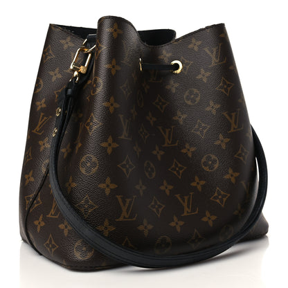 Louis Vuitton Monogram Neonoe MM Black 3 of 10