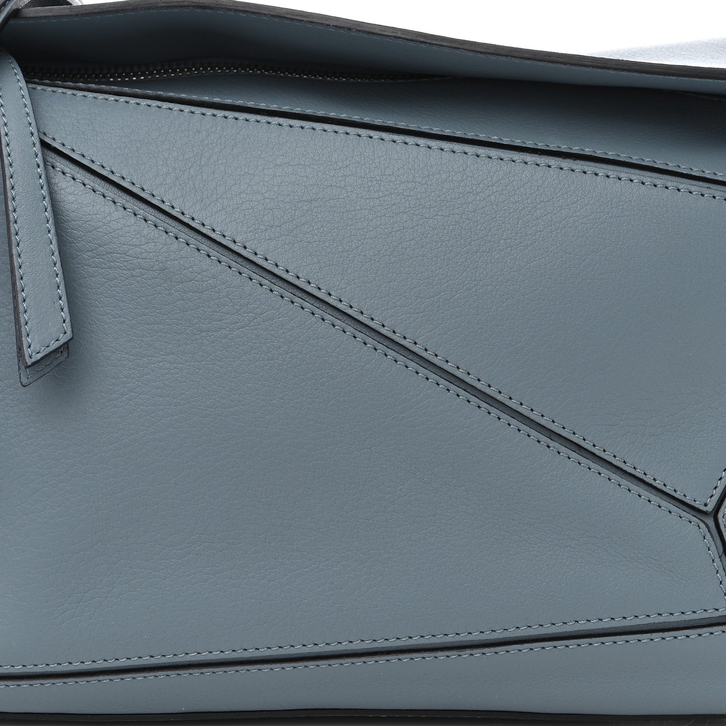 Calfskin Medium Puzzle Bag Stone Blue