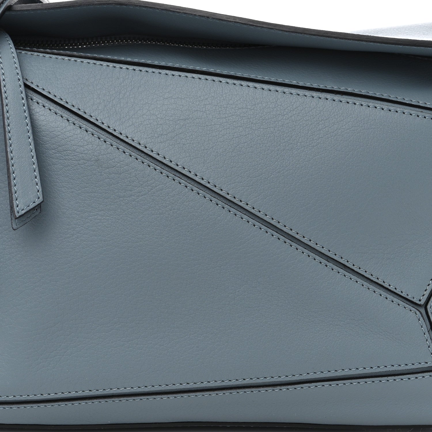 Loewe Calfskin Medium Puzzle Bag Stone Blue 8 of 11