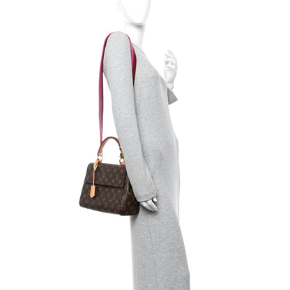 Louis Vuitton Monogram Cluny BB Bordeaux Fuchsia 3 of 19