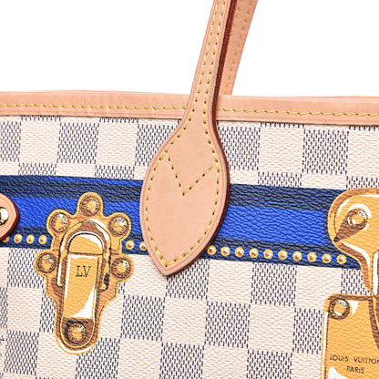 Louis Vuitton Damier Azur Summer Trunks Mykonos Neo Neverfull MM 14 of 14