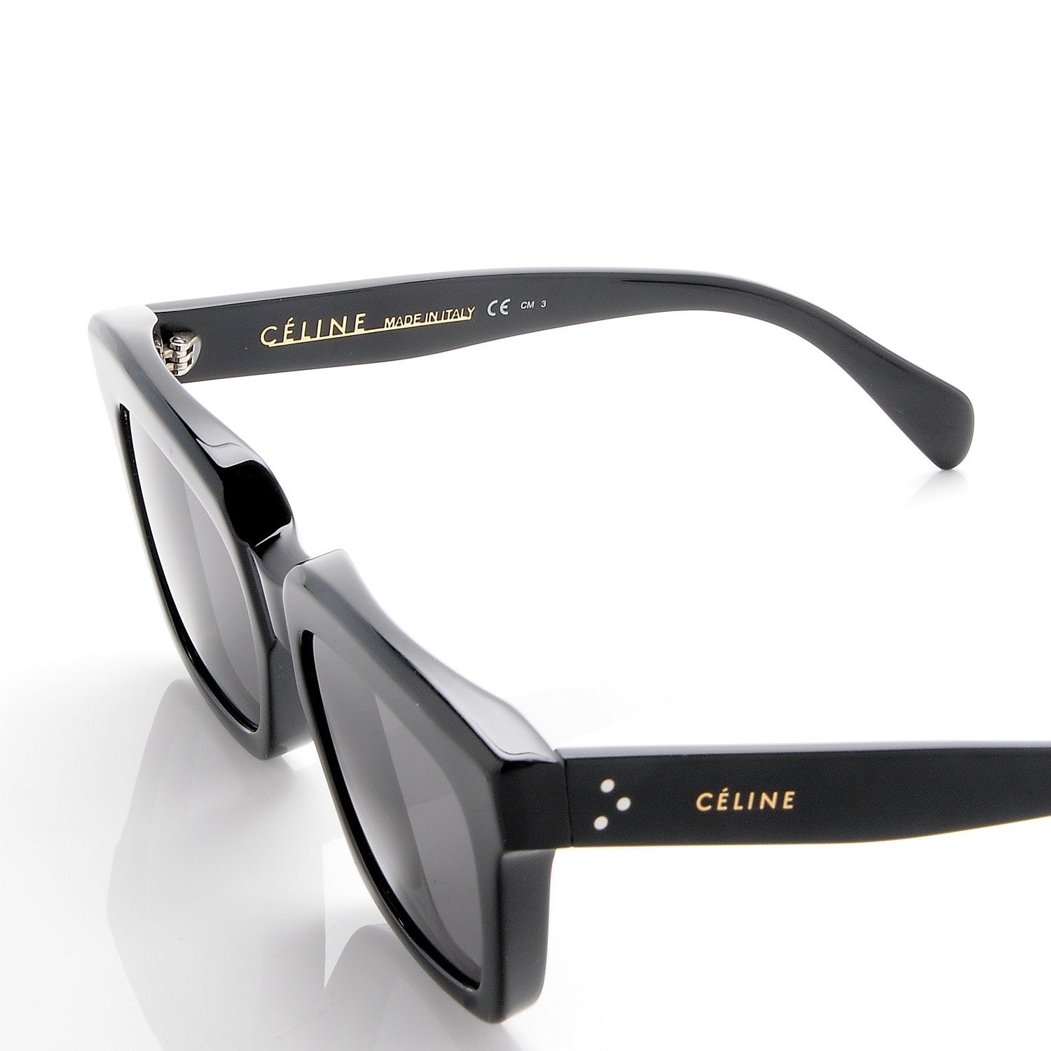 Celine Traveller Sunglasses CL 41023/S Black 5 of 9