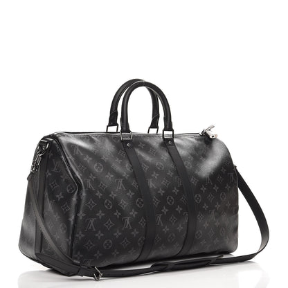 Louis Vuitton Monogram Eclipse Keepall Bandouliere 45 3 of 8