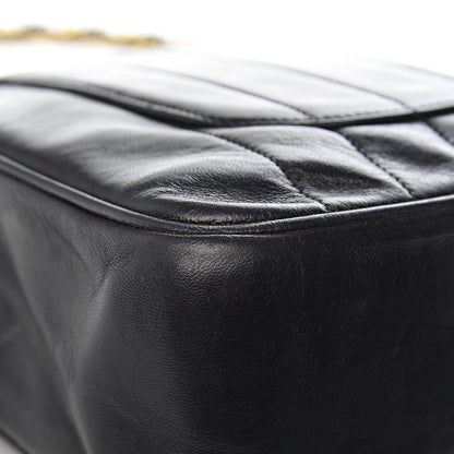 Chanel Lambskin Vertical Quilt Jumbo Single Flap Black 18 of 24