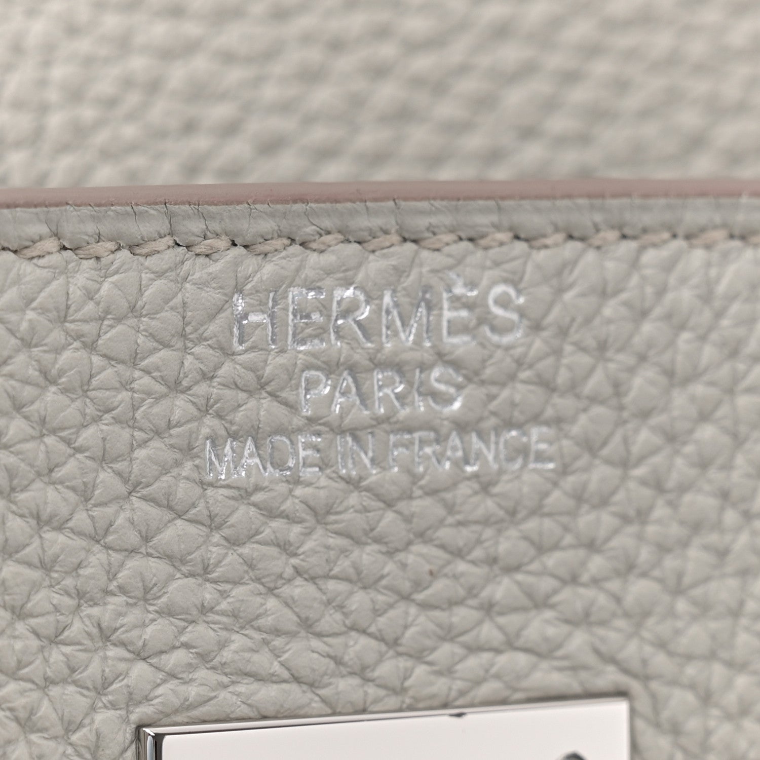 Hermes Togo Birkin 40 Gris Perle 6 of 11