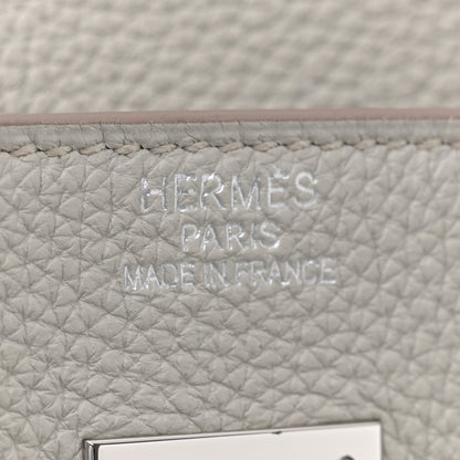 Hermes Togo Birkin 40 Gris Perle 6 of 11