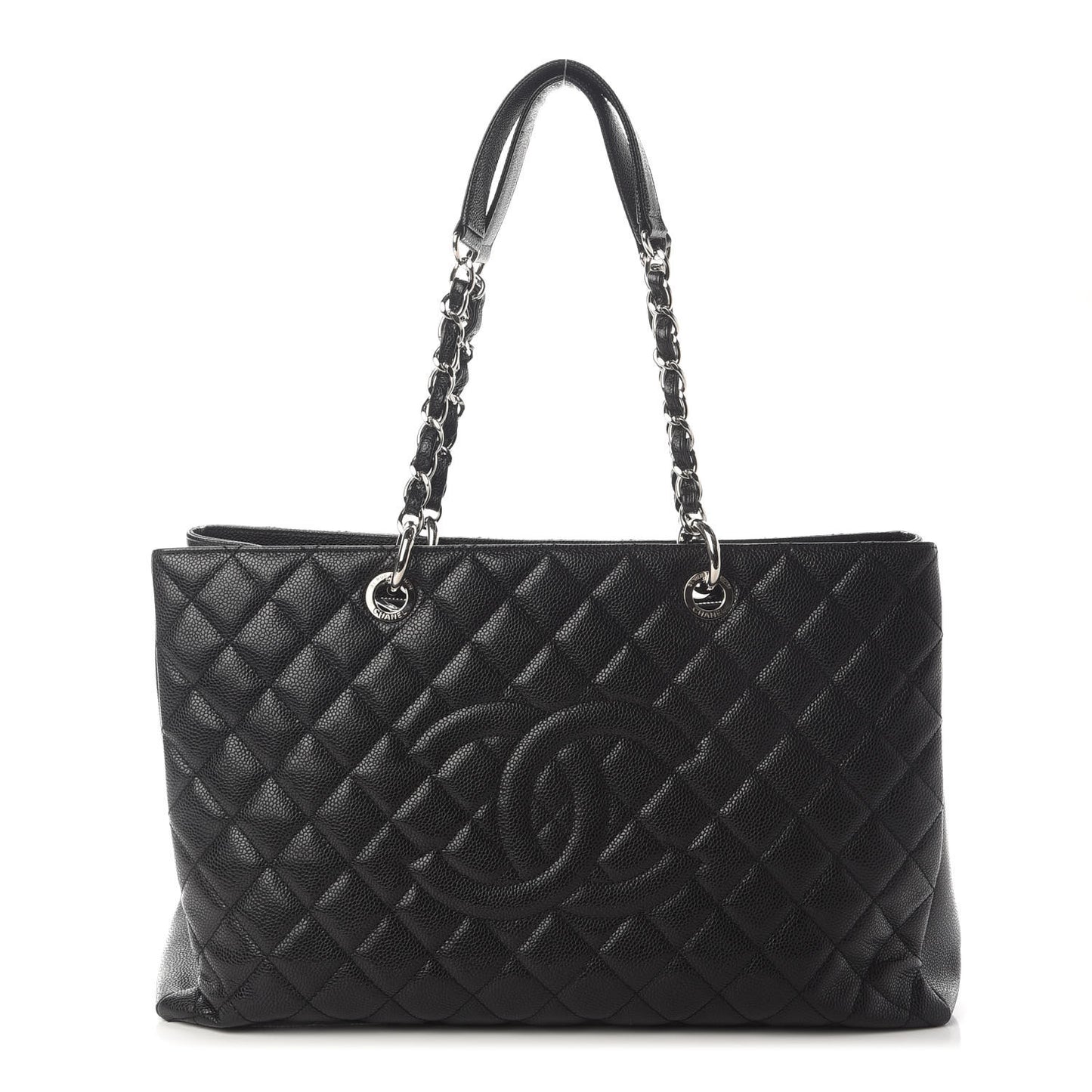 Caviar Quilted XL Grand Shopping Tote GST Black